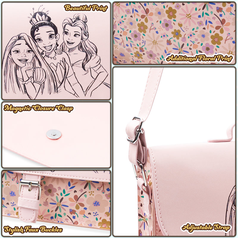 Disney Girls Handbag, Princess Cross Body Bag, Gifts for Girls