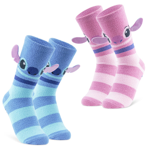 Disney Fluffy Socks Women, Stitch Multipack Slipper Socks, Stitch Gifts - Get Trend
