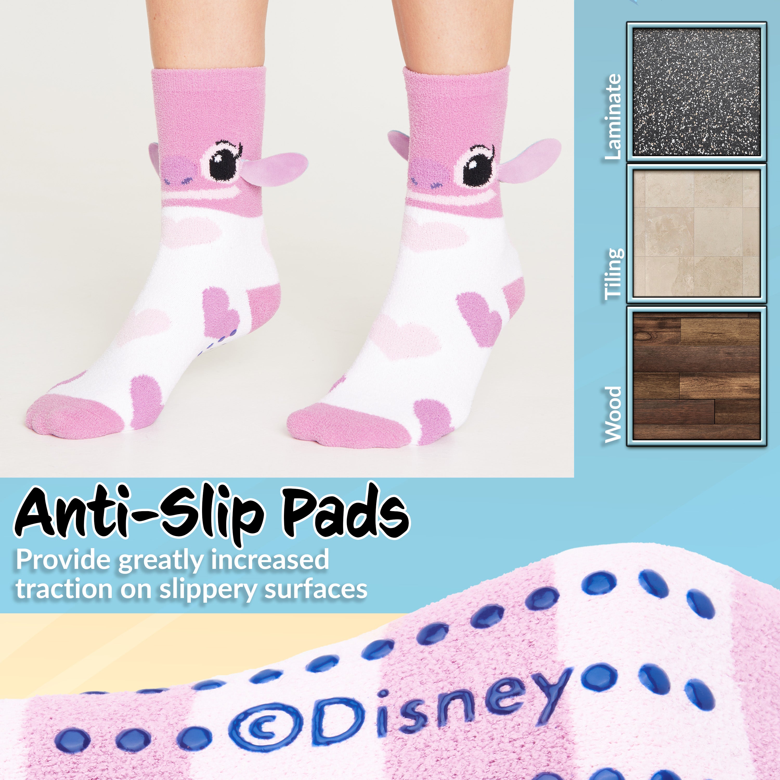 Disney Fluffy Socks Women, Stitch Multipack Slipper Socks, Stitch Gifts - Get Trend