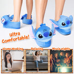 Disney Slippers Women, Plush Ladies Slippers, Stitch - Get Trend