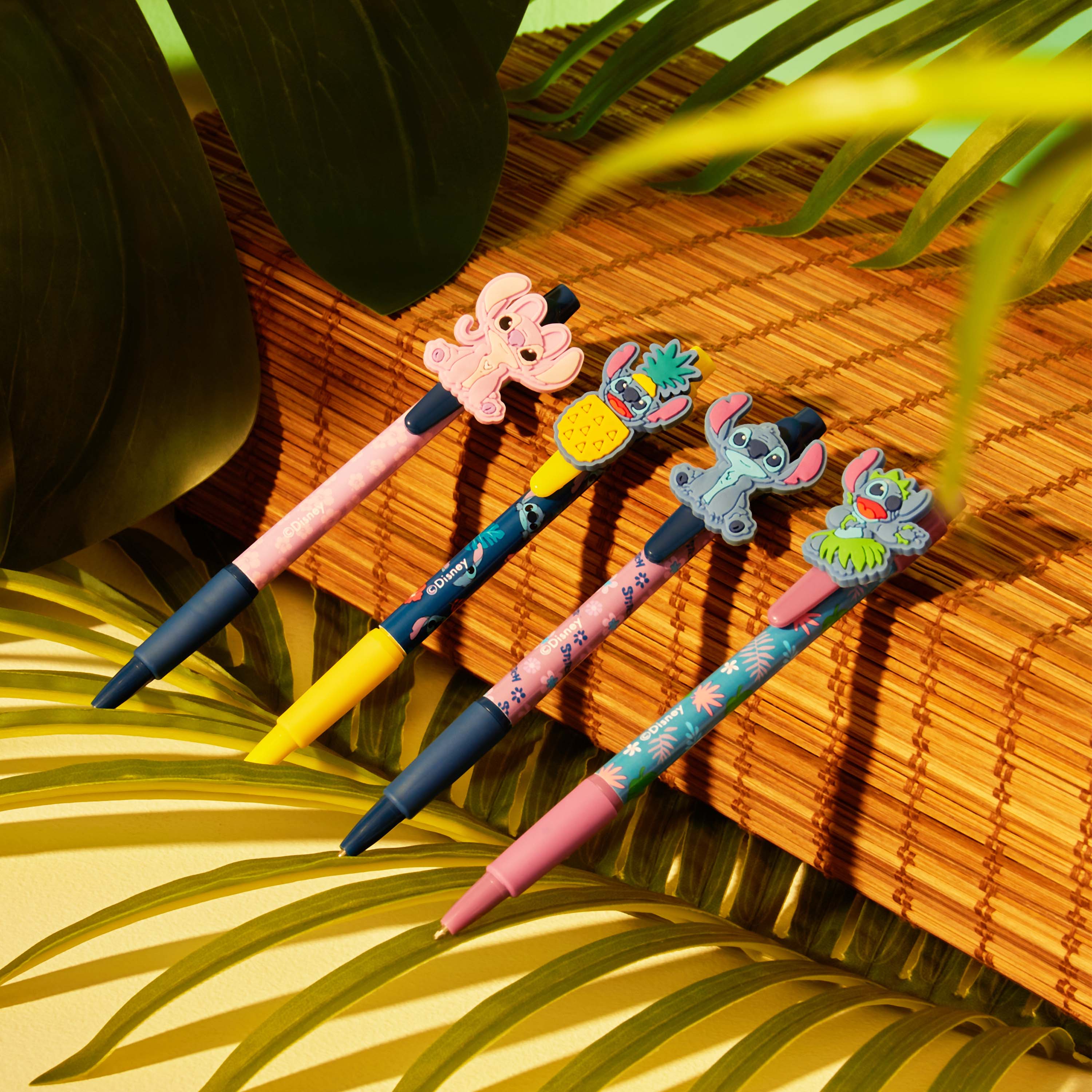 Disney Cute Pens - 4 Pack Stitch Novelty Pens - Lilo and Stitch Gifts - Get Trend