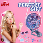 Disney Girls Handbag with Stitch Hair Accessories & Sunglasses - Get Trend