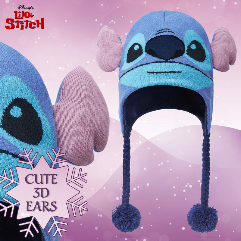 Disney Beanie Hat for Women - Disney Stitch 3D Adult Hat - Get Trend