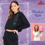 Disney Stitch Jogging Suit Women's Crop Top Tracksuit Teenager Leisure Suit - Get Trend