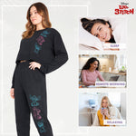 Disney Stitch Jogging Suit Women's Crop Top Tracksuit Teenager Leisure Suit - Get Trend