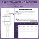 Disney Stitch Jogging Suit Women's Crop Top Tracksuit Teenager Leisure Suit - Get Trend