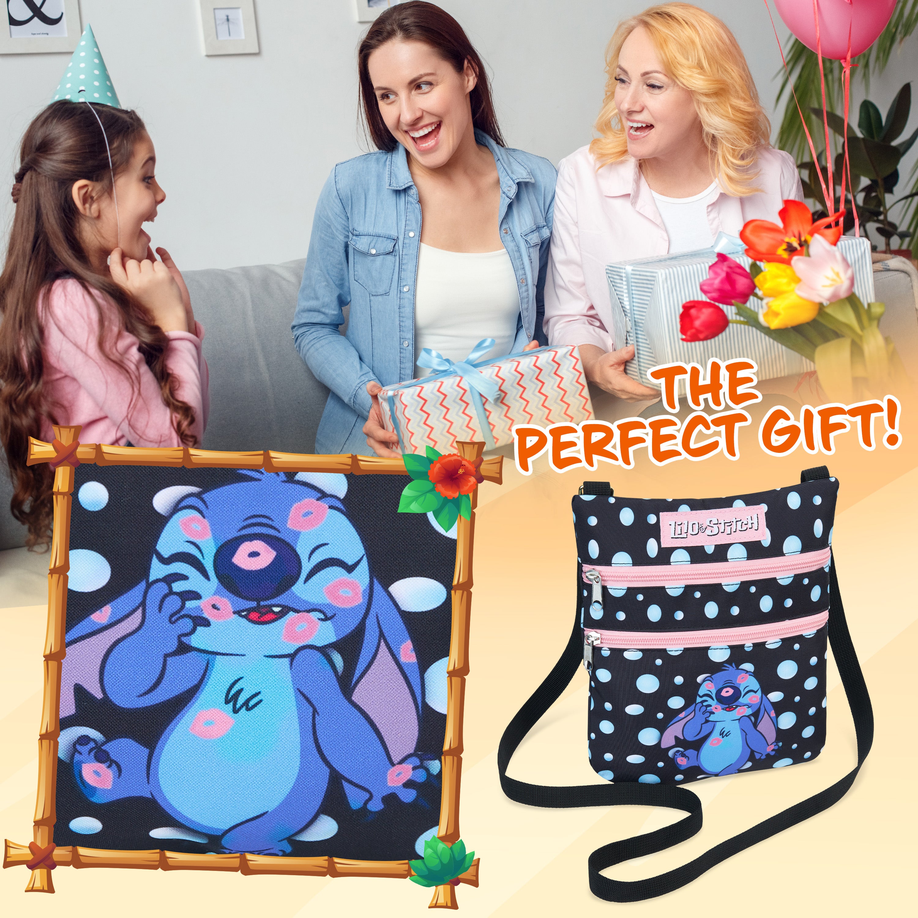 Disney Stitch Bag for Girls, Lilo and Stitch Cross Body Bag - Get Trend