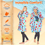 Disney Hoodie Blanket, Sherpa Fleece Oversized Hoodie, Eeyore Stitch Gifts - Get Trend