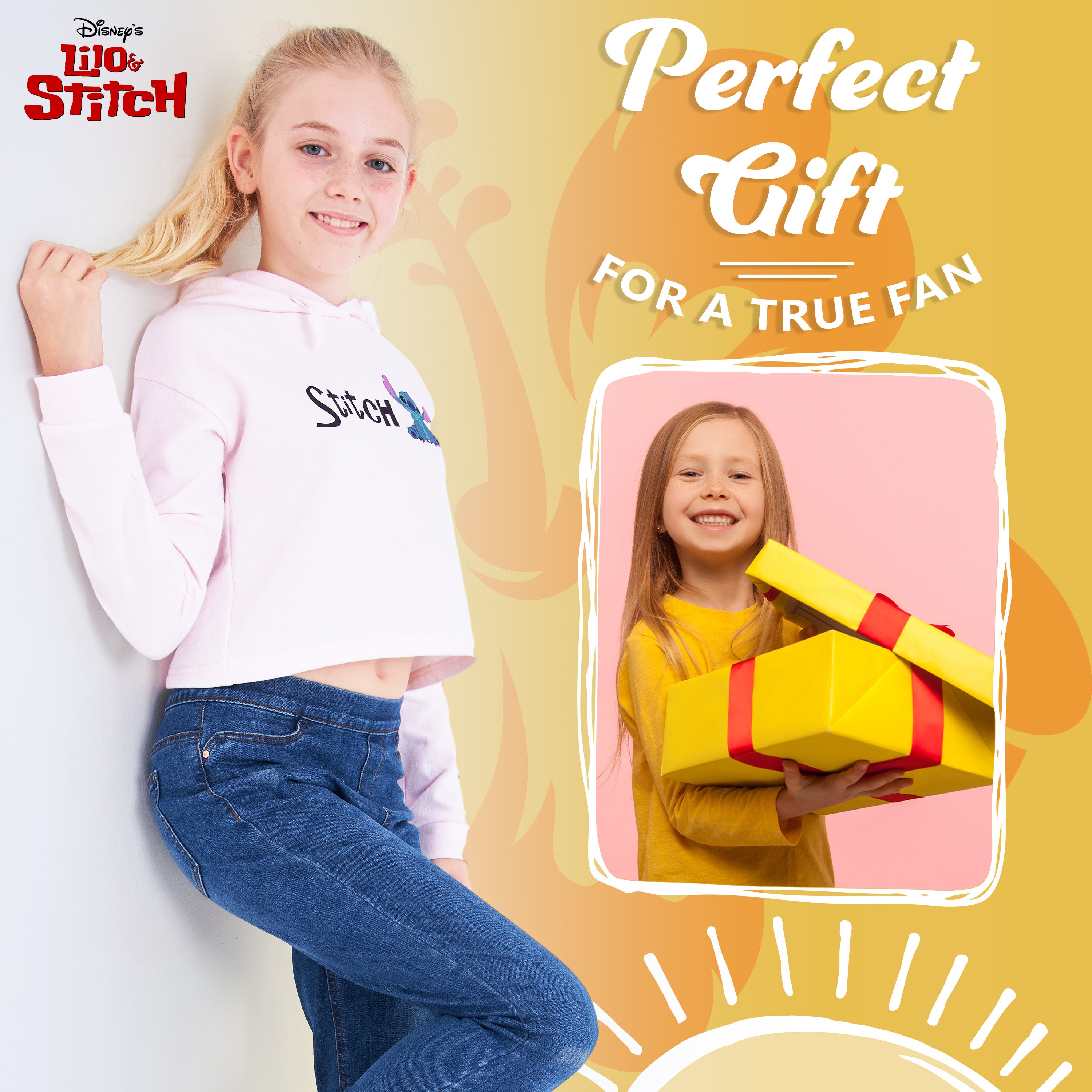 Disney Hoodie for Girls, Stitch Sweatshirt, Fashion Top for Girls and Teens, Stitch Gifts - Get Trend