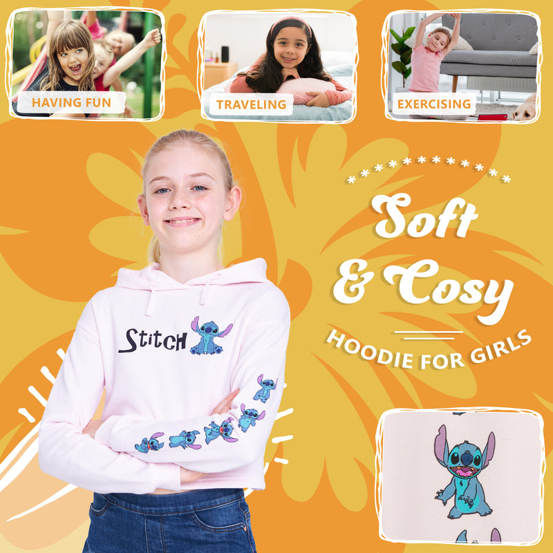 Disney Hoodie for Girls, Stitch Sweatshirt, Fashion Top for Girls and Teens, Stitch Gifts