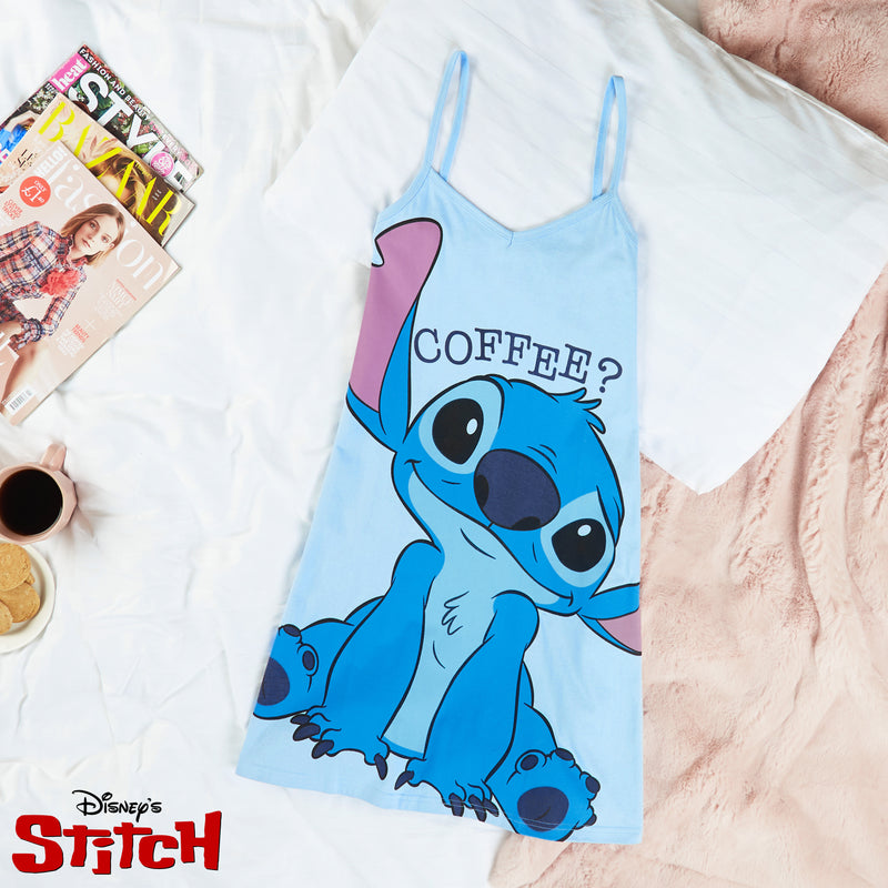 Disney Stitch Nightdress Cotton Strappy Nightie Stitch Gifts for Women