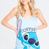 Disney Stitch Nightdress Cotton Strappy Nightie Stitch Gifts for Women - Get Trend
