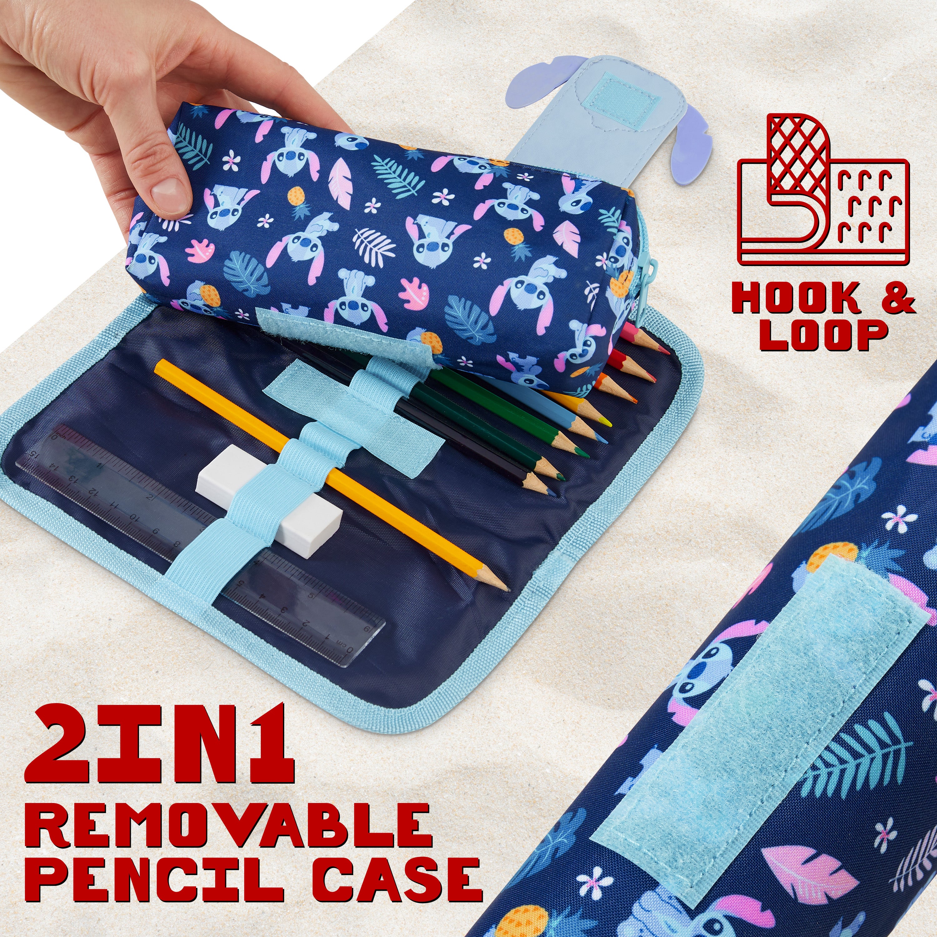 Disney Pencil Case for Girls Stitch Pencil Cases for Kids with Stationery - Get Trend
