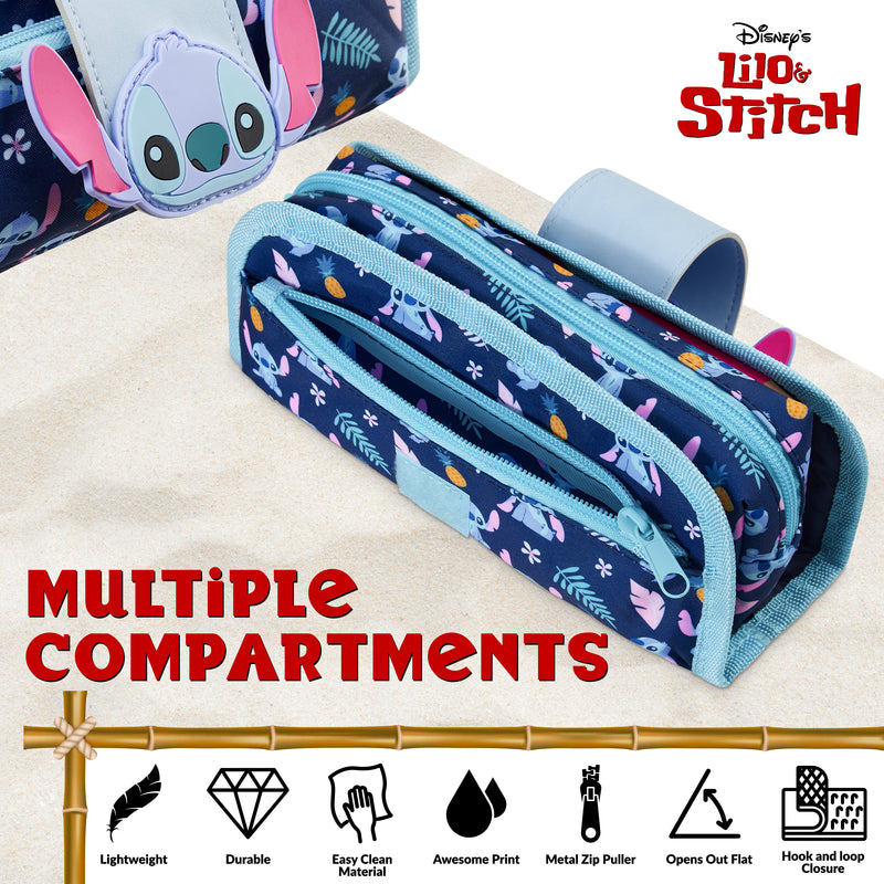 Disney Pencil Case for Girls Stitch Pencil Cases for Kids with Stationery - Get Trend