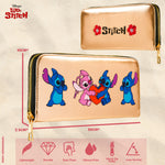 Disney Purses for Women, Stitch Coin Purse with Card Slots, Gifts for Women (Gold) - Get Trend