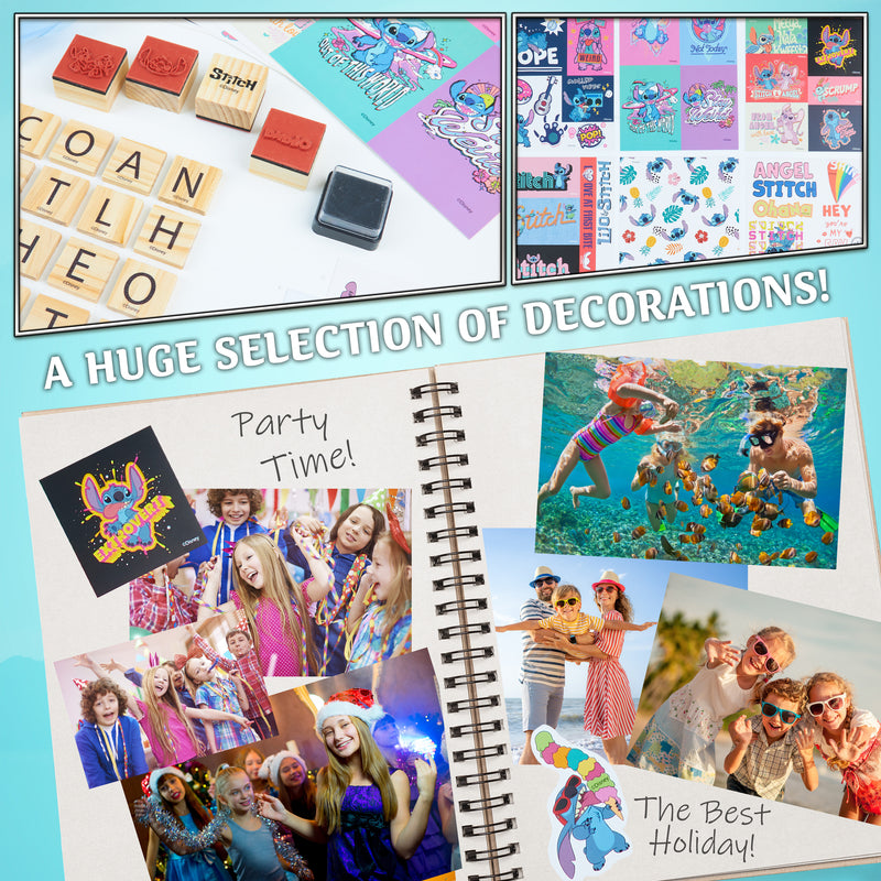 Disney Stitch Scrapbook Kit for Kids, Scrapbooking Accessories - Get Trend