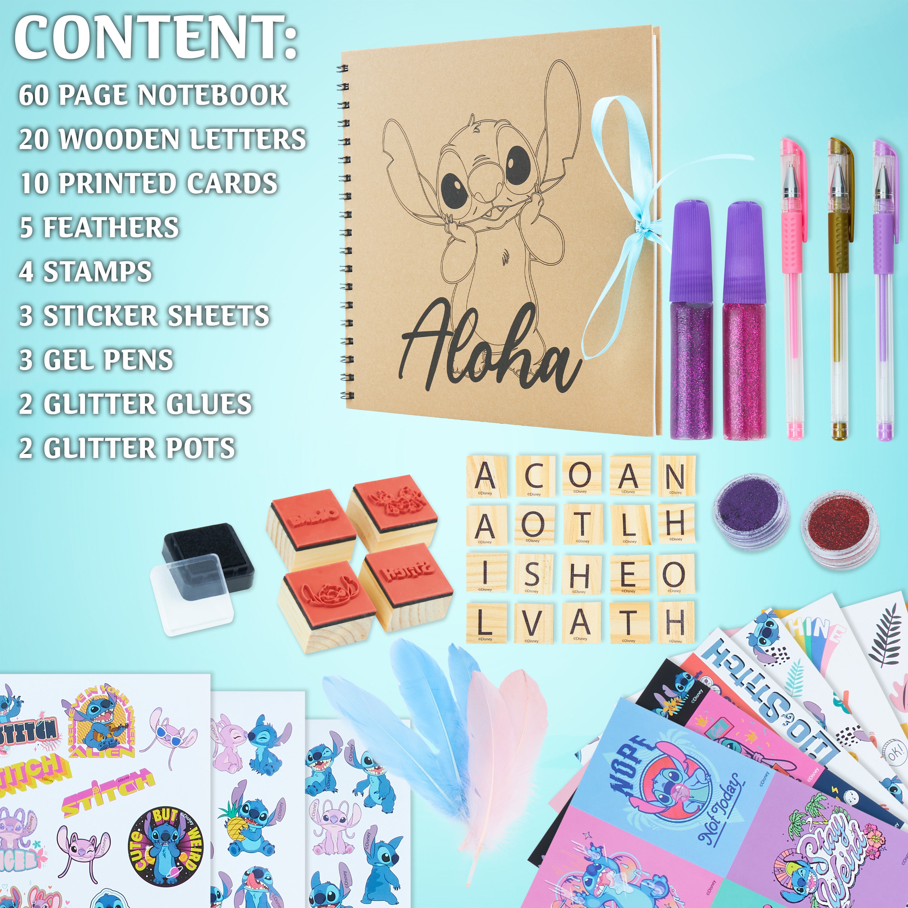 Disney Stitch Scrapbook Kit for Kids, Scrapbooking Accessories - Get Trend