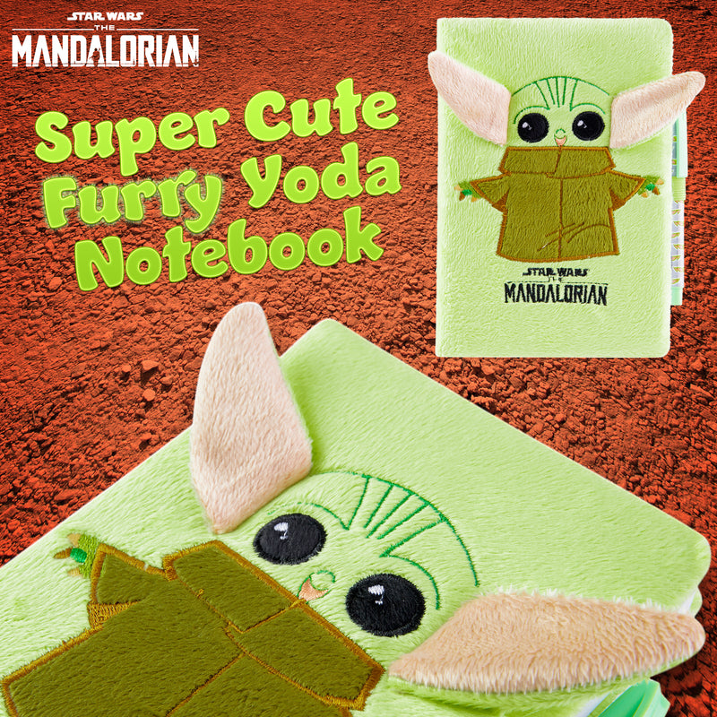 The Mandalorian A5 Notebook and Pen Set for Boys Girls Teens, Baby Yoda Toys Kids Journal Official Merchandise