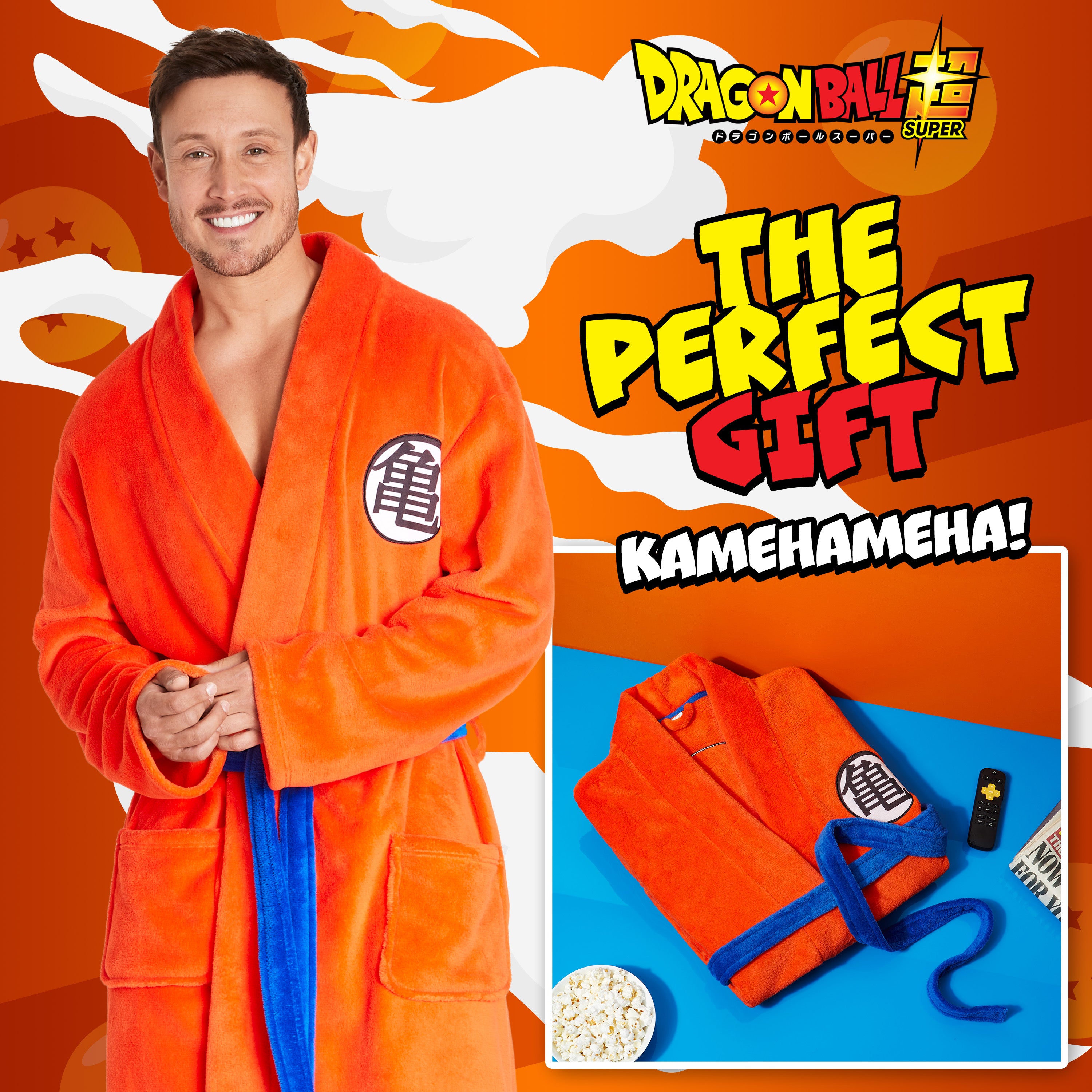 Dragon Ball Z Men's Dressing Gown - Anime Gifts for Men - Get Trend