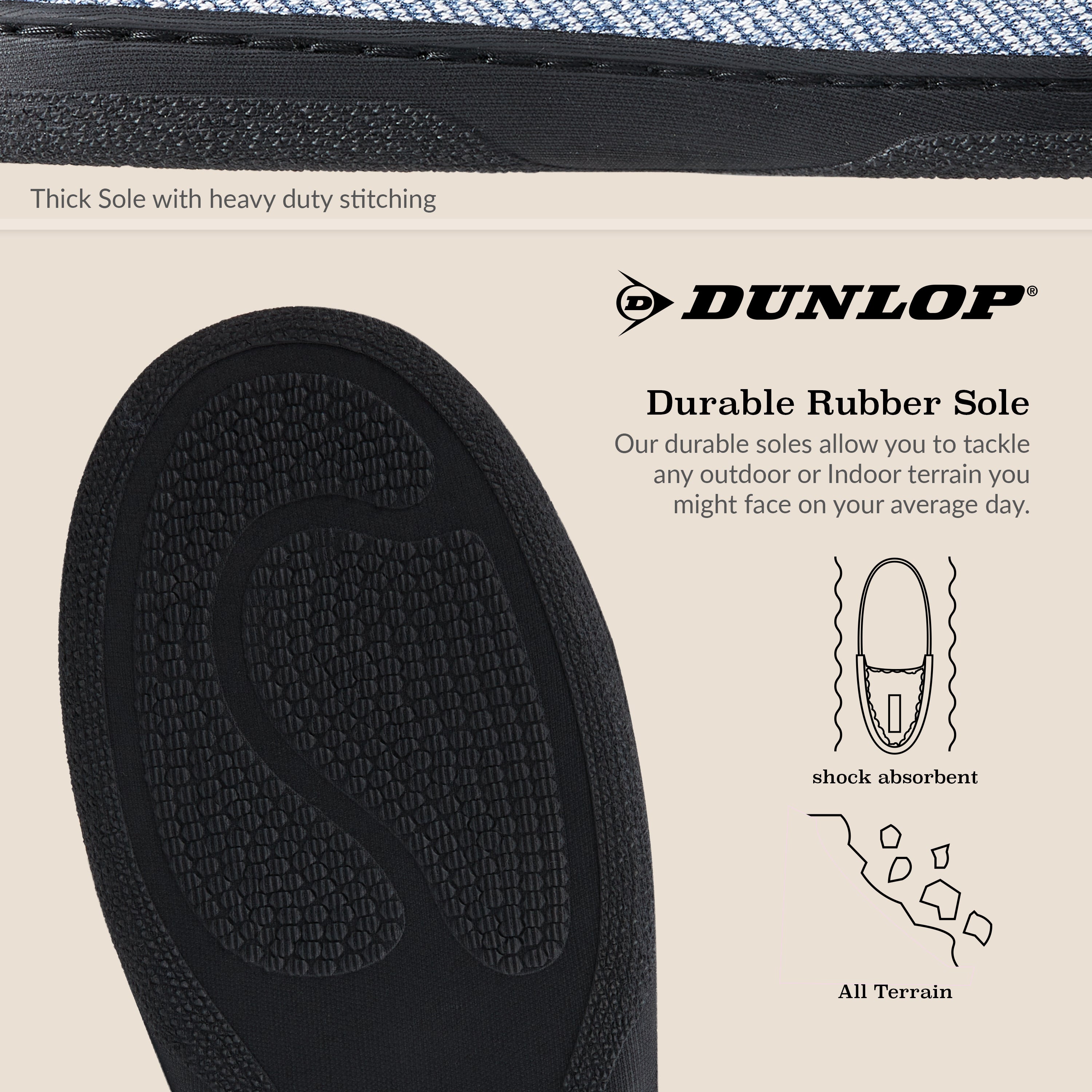 Dunlop Moccasins Slippers for Men With Rubber Sole - Get Trend