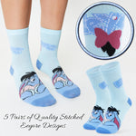 Disney Women’s Socks - 5 Pairs Eeyore Socks, Winnie The Pooh Gifts - Get Trend
