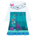 Disney Girls Nightdress, Encanto Long Sleeve Nightie for Girls - Get Trend