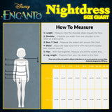 Disney Girls Nightdress, Encanto Long Sleeve Nightie for Girls - Get Trend