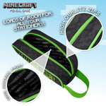 Minecraft Black Pencil Case, Black, School Supplies Pencil Cases Large Capacity - Get Trend