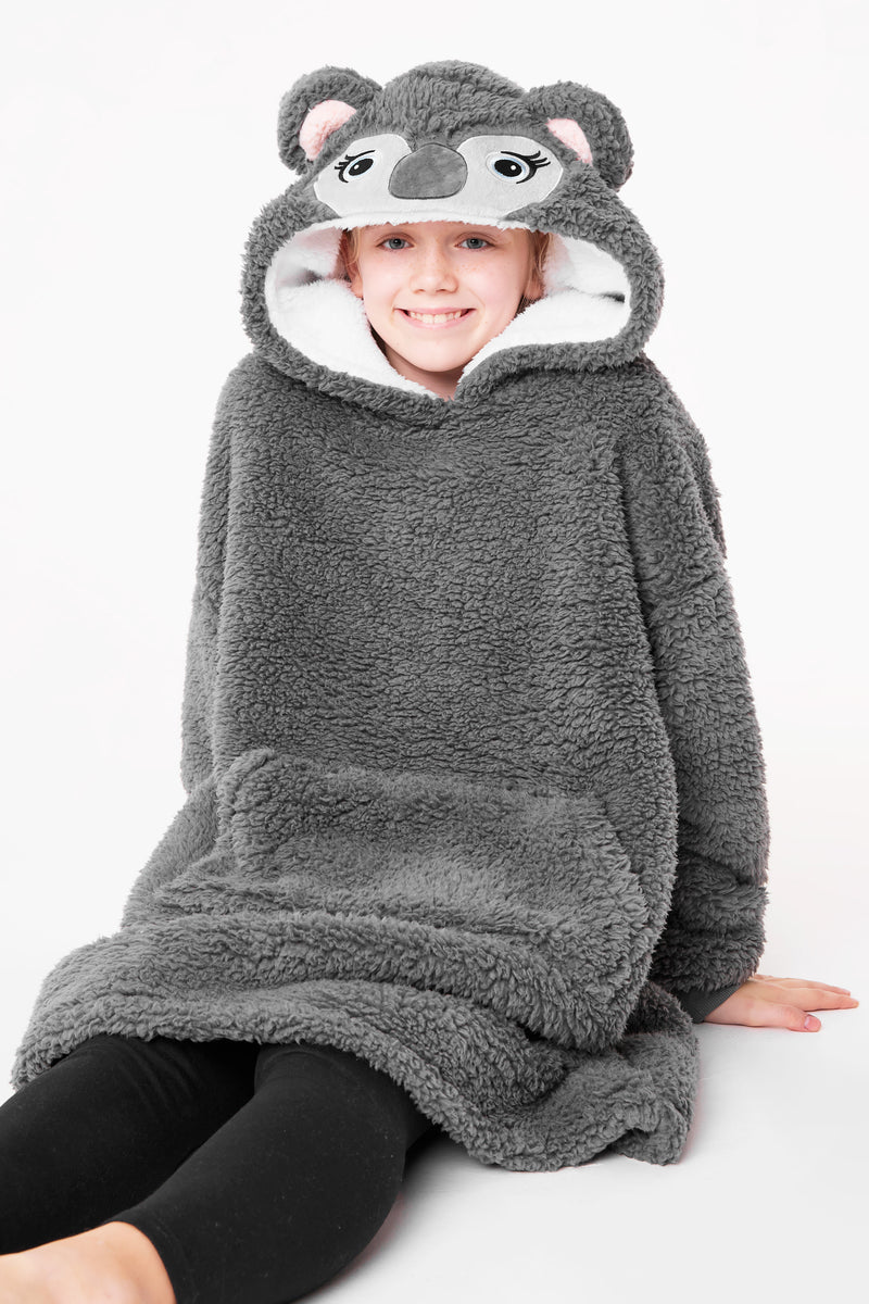 CityComfort Girls Oversized Blanket Hoodie Kids Fleece Fluffy Snuggle Hoodies