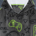 CityComfort Hoodie For Boys, Fleece Oversized Hoodie Blanket - Get Trend