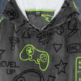 CityComfort Hoodie For Boys, Fleece Oversized Hoodie Blanket - Get Trend