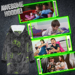CityComfort Hoodie For Boys, Fleece Oversized Hoodie Blanket - Get Trend