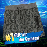 Fortnite Swim Shorts Trunks with Emote Print & Elasticated Waist for Boys Teens - Get Trend