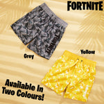 Fortnite Swim Shorts Trunks with Emote Print & Elasticated Waist for Boys Teens - Get Trend
