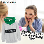 Friends Hoodie - Open Shoulder Hoodies for Girls - Get Trend