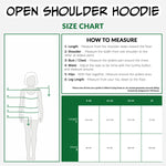 Friends Hoodie - Open Shoulder Hoodies for Girls - Get Trend