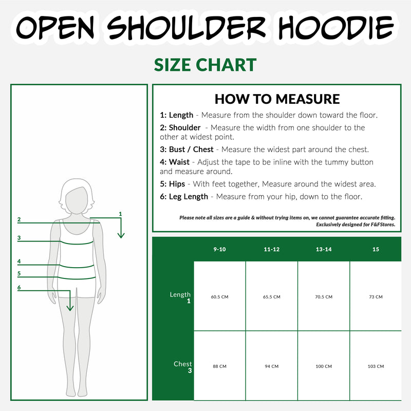 Friends Hoodie - Open Shoulder Hoodies for Girls