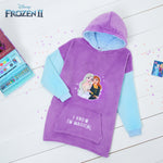 Disney Oversized Hoodie Blanket for Girls, Frozen Gifts for Girls (Multi) - Get Trend