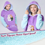 Disney Oversized Hoodie Blanket for Girls, Frozen Gifts for Girls (Multi) - Get Trend