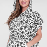 CityComfort Adults Hooded Towel Poncho Hooded Terry Towelling Poncho - Get Trend
