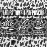 CityComfort Adults Hooded Towel Poncho Hooded Terry Towelling Poncho - Get Trend