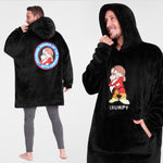 Disney Oversized Hoodie Blanket for Men - Grumpy - Get Trend