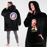 Disney Oversized Hoodie Blanket for Men - Grumpy - Get Trend