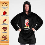 Disney Oversized Hoodie Blanket for Men - Grumpy - Get Trend