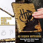 Harry Potter Sequin Journal Diary Notebook with Wand Pen For Girls Boys Teenager - Get Trend