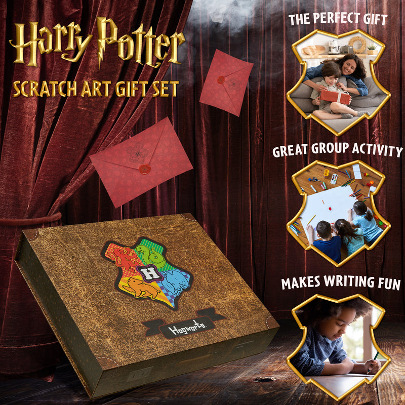 Harry Potter Scratch Art for Kids, Arts and Crafts for Kids