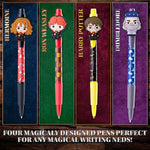 Harry Potter Pen, 4 Pack Novelty Pens, Stationery Sets for Kids - Get Trend