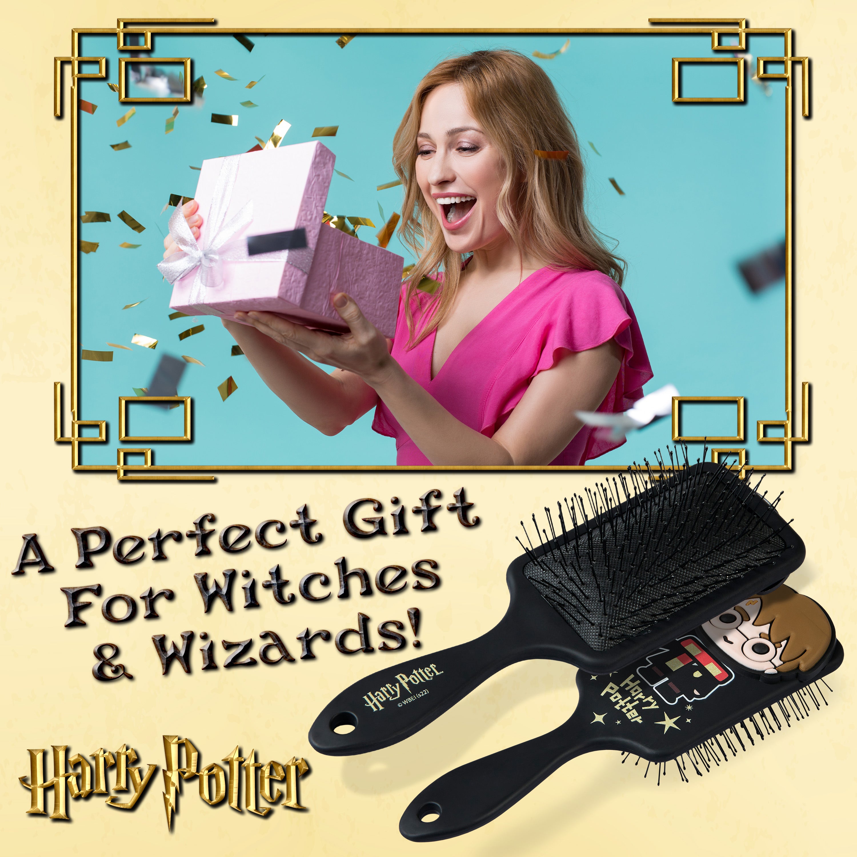 Harry Potter Gifts for Girls Hair Brush for All Hair Types - Get Trend