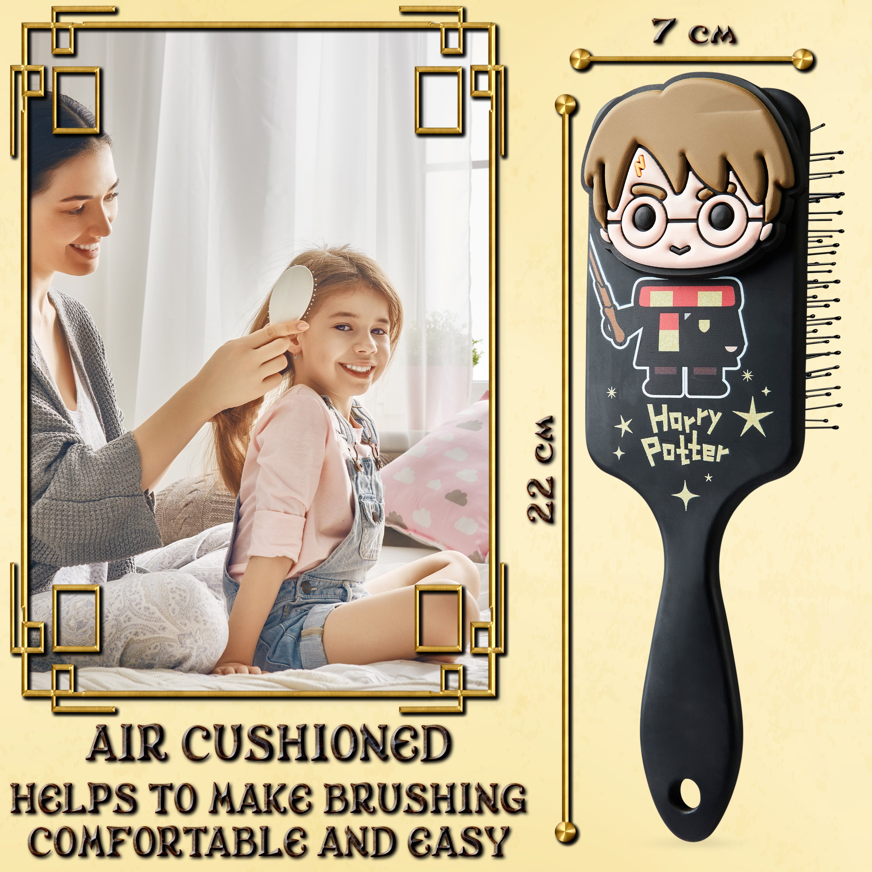 Harry Potter Gifts for Girls Hair Brush for All Hair Types - Get Trend