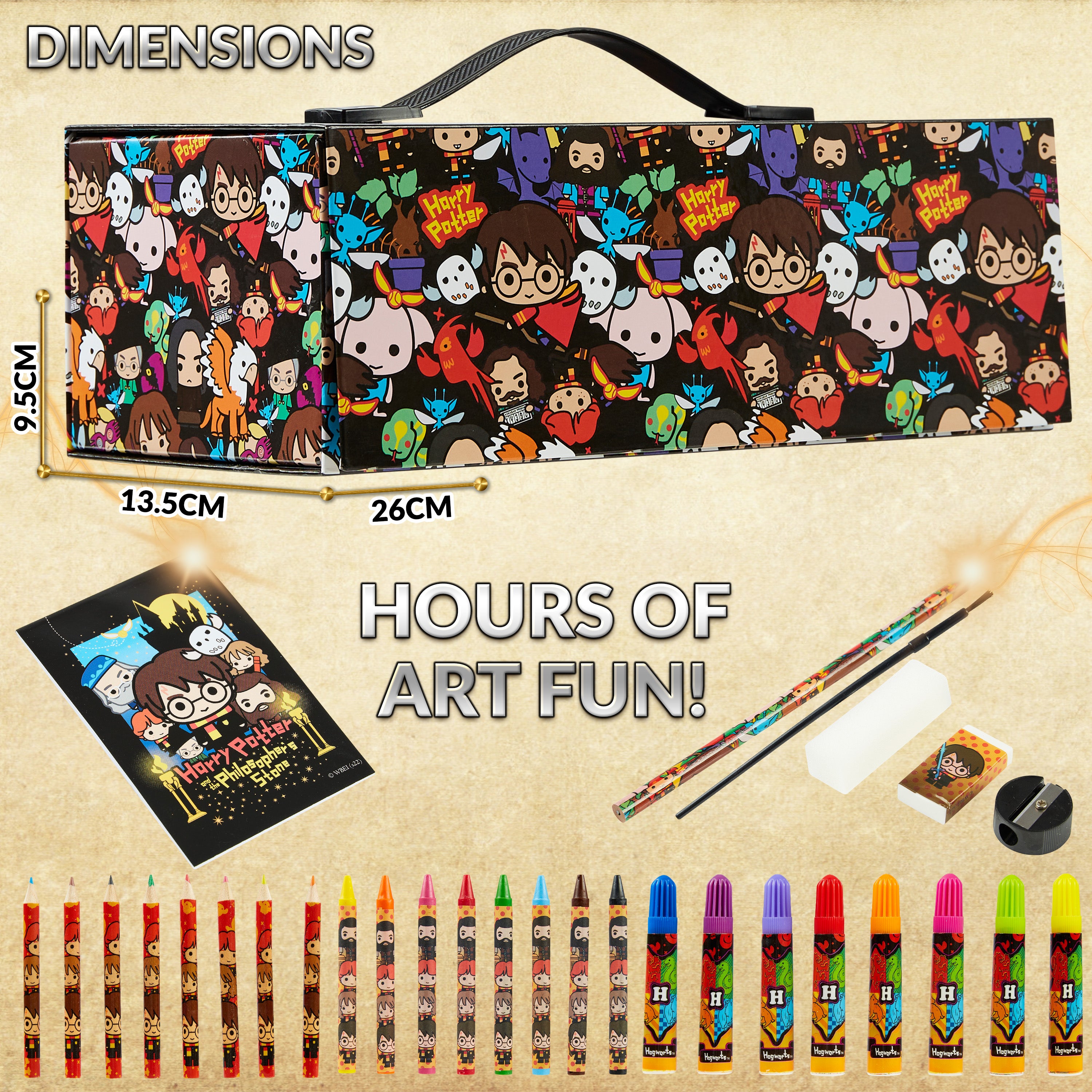 Harry Potter Art Set - Colouring Sets for Children - Get Trend